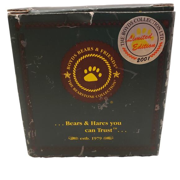 Limited Edition Boyds Bears Mr. Bayberry 2001 Wishes Christmas Santa Ornament - Picture 13 of 16